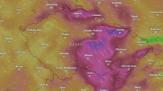Česko zasáhne silný vítr, varovali meteorologové
